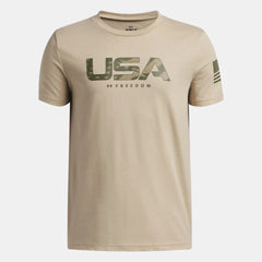 UA Freedom Chest Flag Boys' T-Shirt