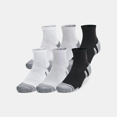 UA Performance Tech™ Unisex 6-Pack Quarter Socks
