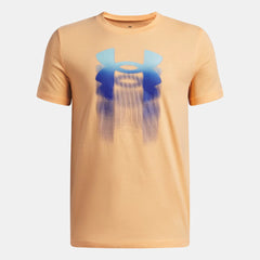 UA Logo Blur Boys' Short Sleeve