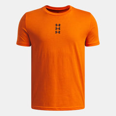 UA Hoops Triple Logo Boys' Short Sleeve