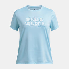 UA Tech™ Wordmark Girls' Short Sleeve