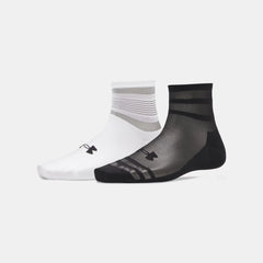 UA Sportswear Sheer Unisex 2-Pack Quarter Socks
