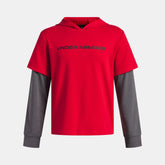 UA Rival Heavyweight CO Wordmark Boys' Hoodie