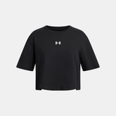 UA Rival Girls' Boxy Crop Short Sleeve