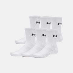 UA Performance Cotton Unisex 6-Pack Crew Socks