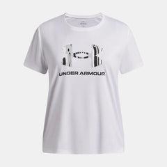 UA Tech™ Print Fill Graphic Girls' Short Sleeve