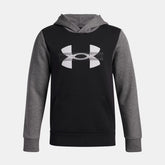 UA Rival Fleece Colorblock Graphic Boys' Hoodie