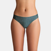 UA Pure Stretch Printed Women's 3-Pack No Show Thong