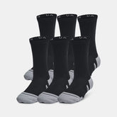 UA Performance Tech Kids' 6-Pack Crew Socks