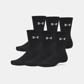 UA Performance Cotton Unisex 6-Pack Crew Socks