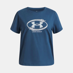 UA Star Logo Lockertag Girls' Short Sleeve