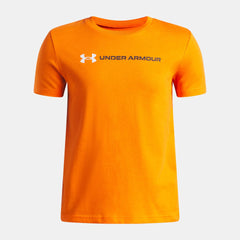 UA Logo Wordmark Boys' Short Sleeve