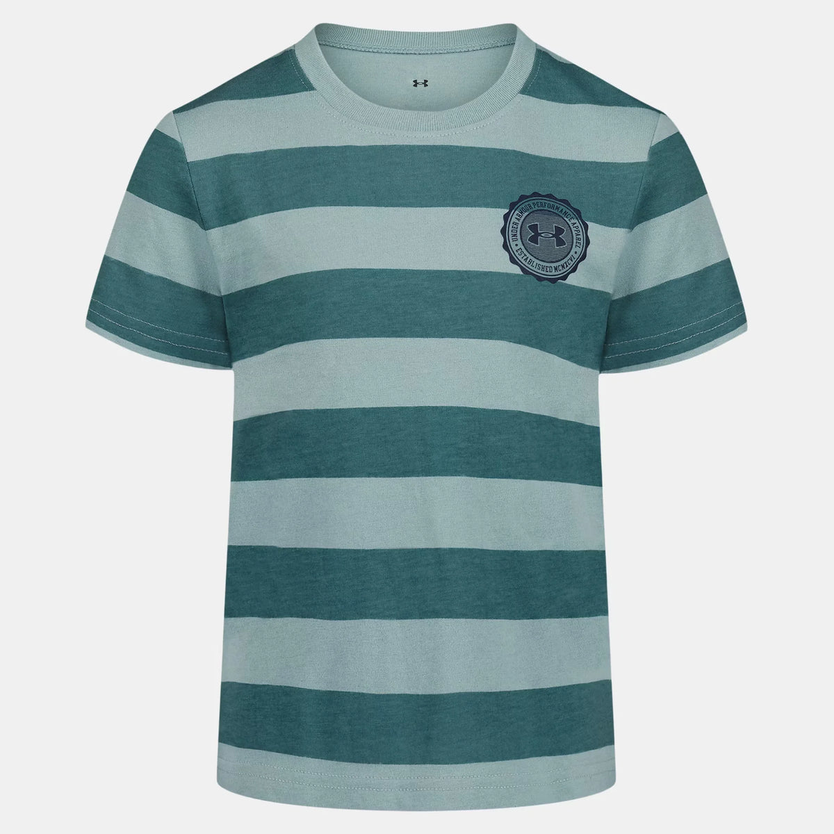 UA Printed Stripe Little Boys' Short Sleeve