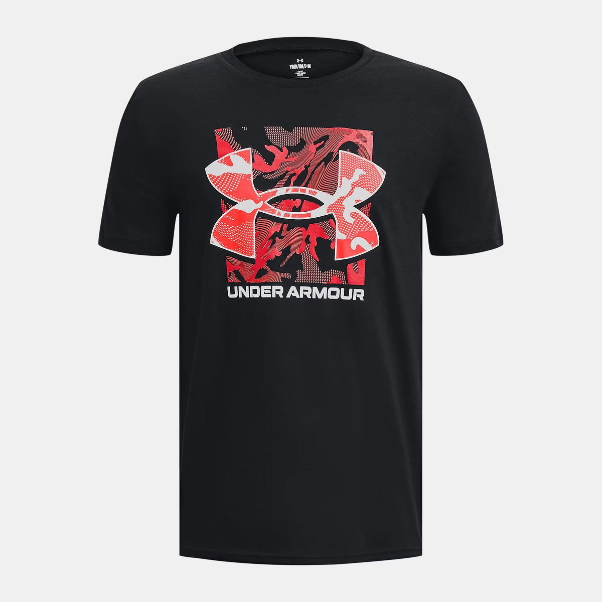 UA Box Logo Camo Boys' Short Sleeve T-Shirt