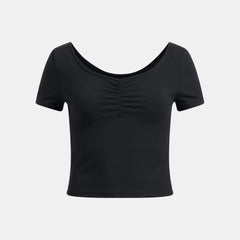 UA Motion Ruched Girls' Short Sleeve