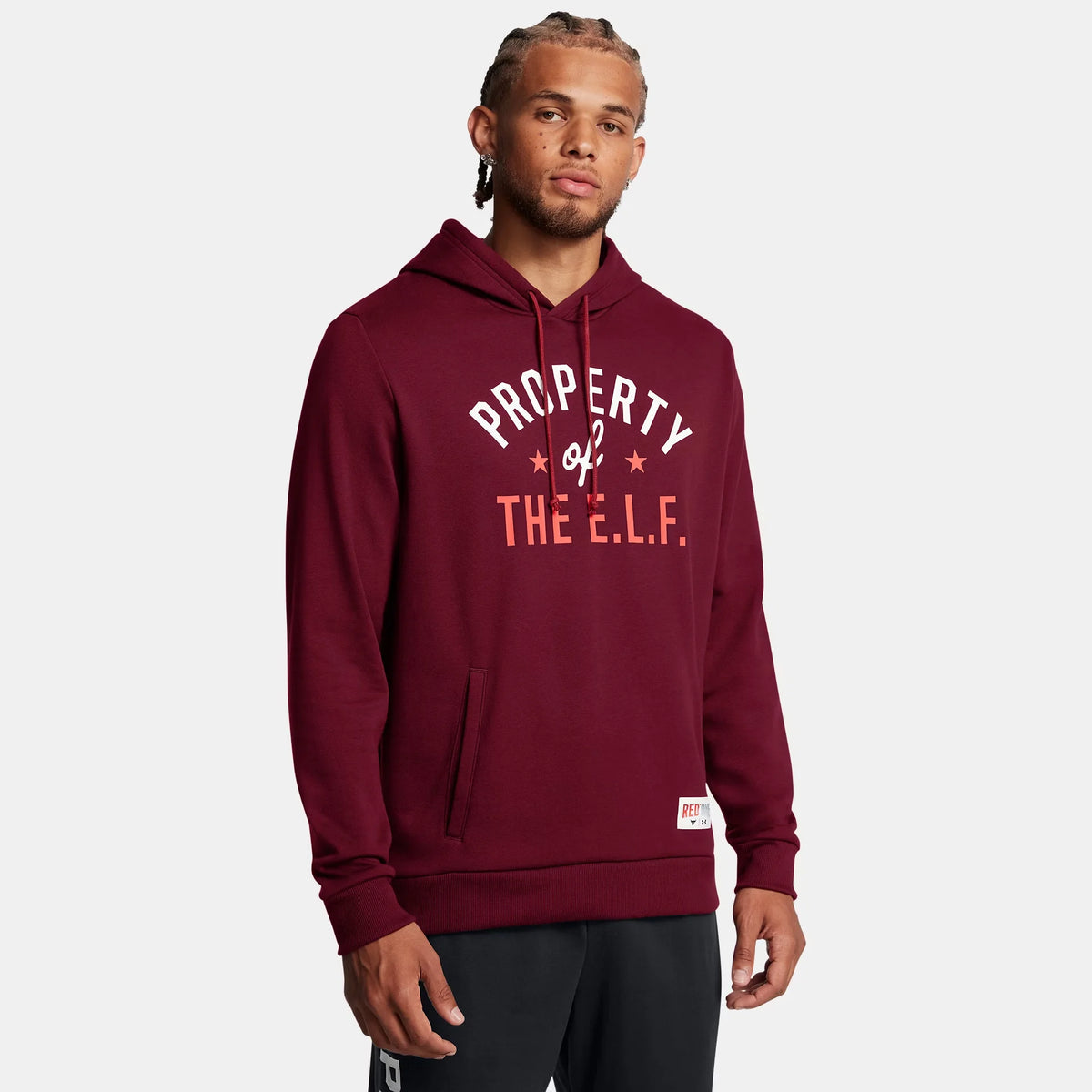 Project Rock Red One E.L.F. Men's Hoodie