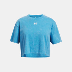 UA Rival Wash Girls' Short Sleeve