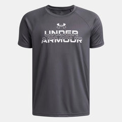 UA Tech™ Split Wordmark Boys' Short Sleeve