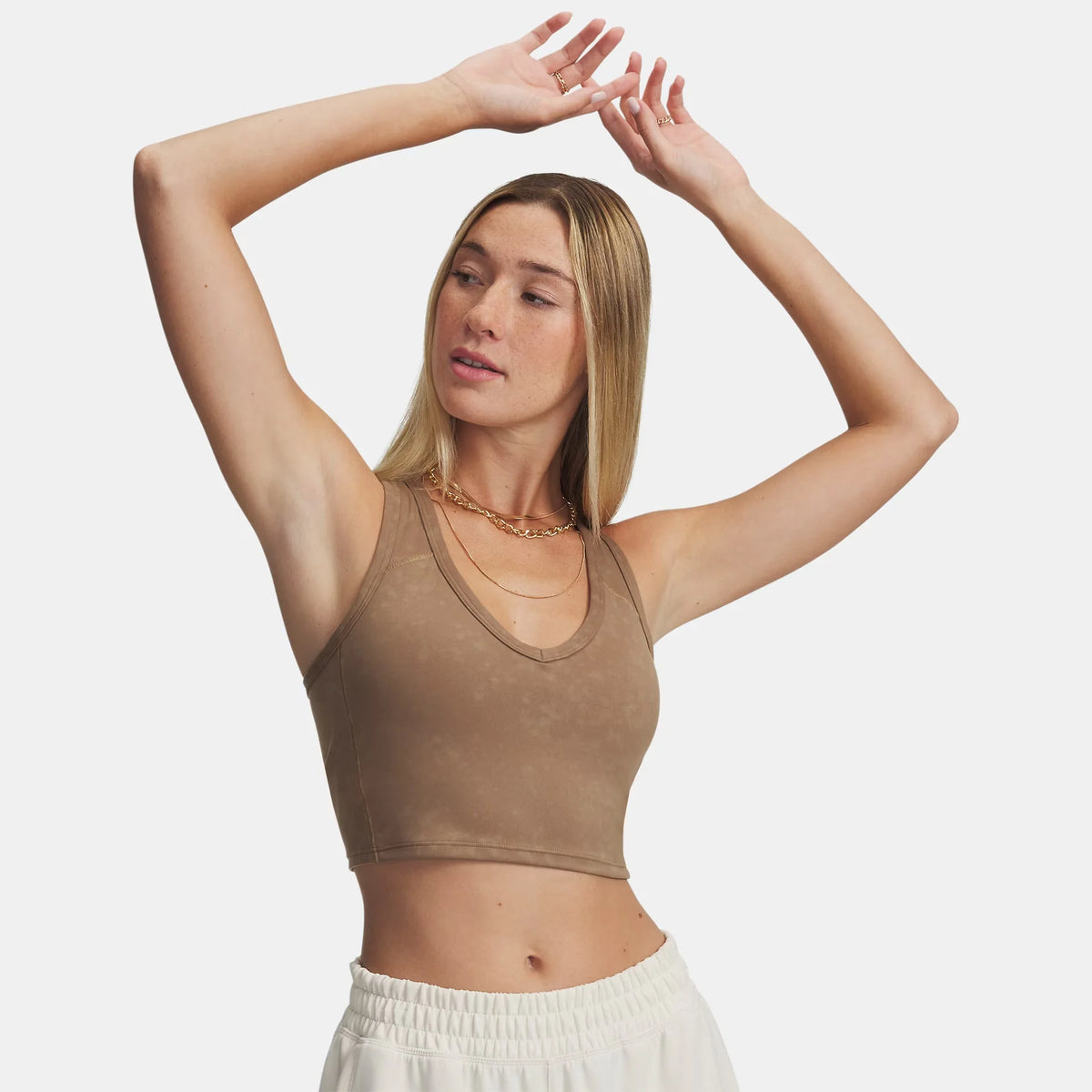 UA Meridian Suede Effect Women's Sports Bra
