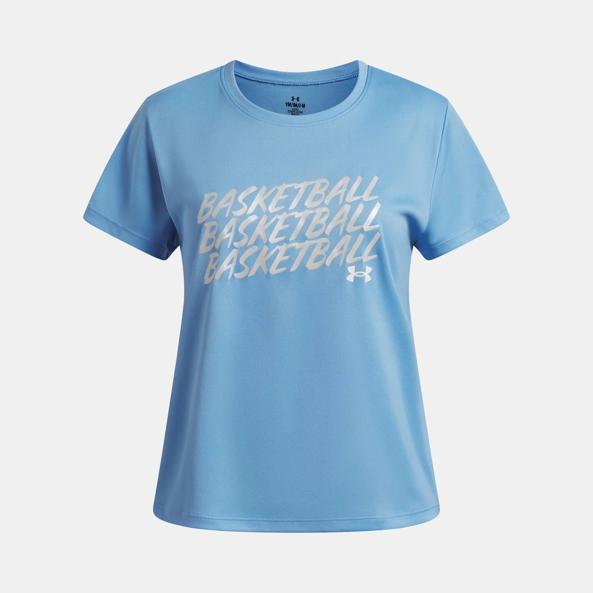 UA Tech™ Basketball Graphic Girls' Short Sleeve