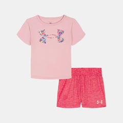 UA Ditsy Logo Little Girls' Set