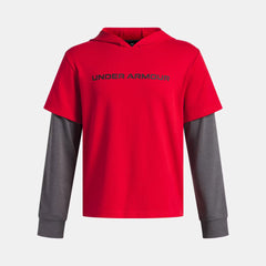 UA Rival Heavyweight CO Wordmark Boys' Hoodie