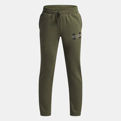 UA Rival Fleece Colorblock Graphic Boys' Joggers