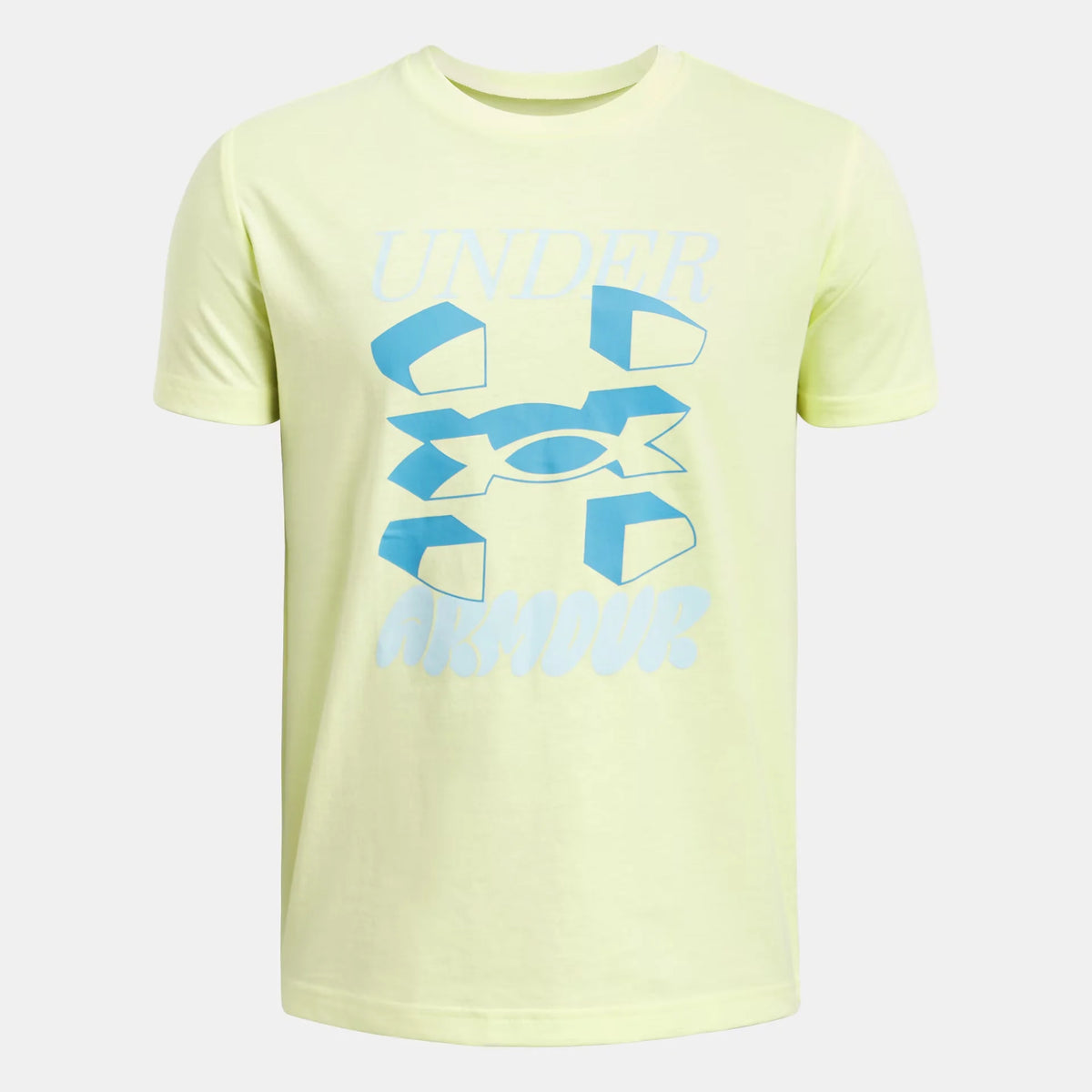 UA Split Big Logo Boys' Short Sleeve