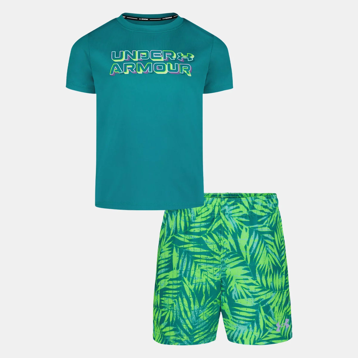 UA Palm Grid Little Boys' Set