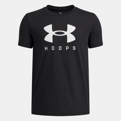 UA Hoops Logo Boys' Short Sleeve
