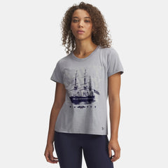 UA Performance Cotton Collegiate Women's Short Sleeve