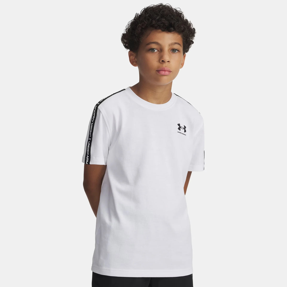 UA Sportstyle Taped Boys' Short Sleeve