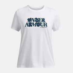 UA Tech™ Wordmark Girls' Short Sleeve