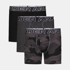 UA Performance Cotton Boys' 4" 3-Pack Boxerjock®