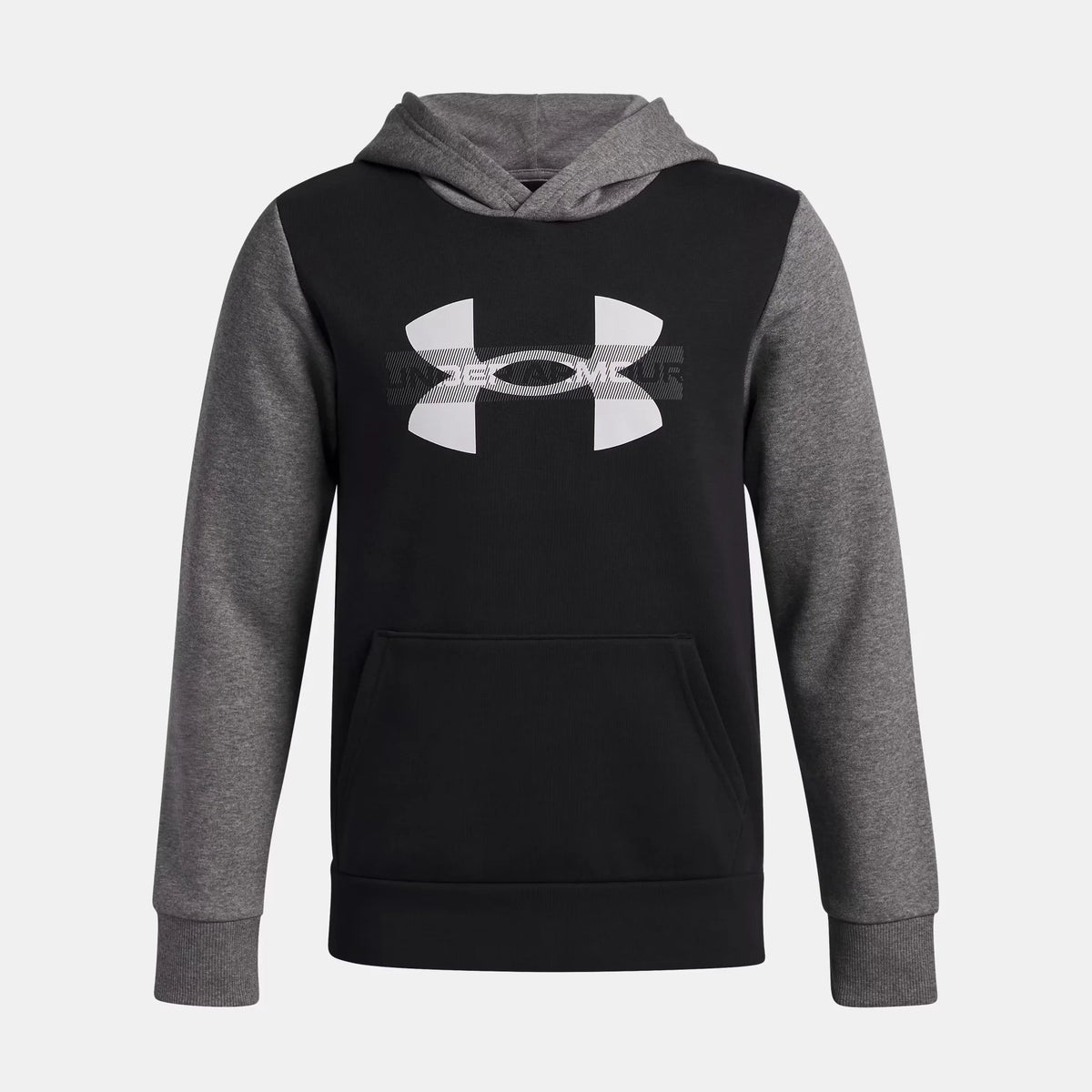 UA Rival Fleece Colorblock Graphic Boys' Hoodie