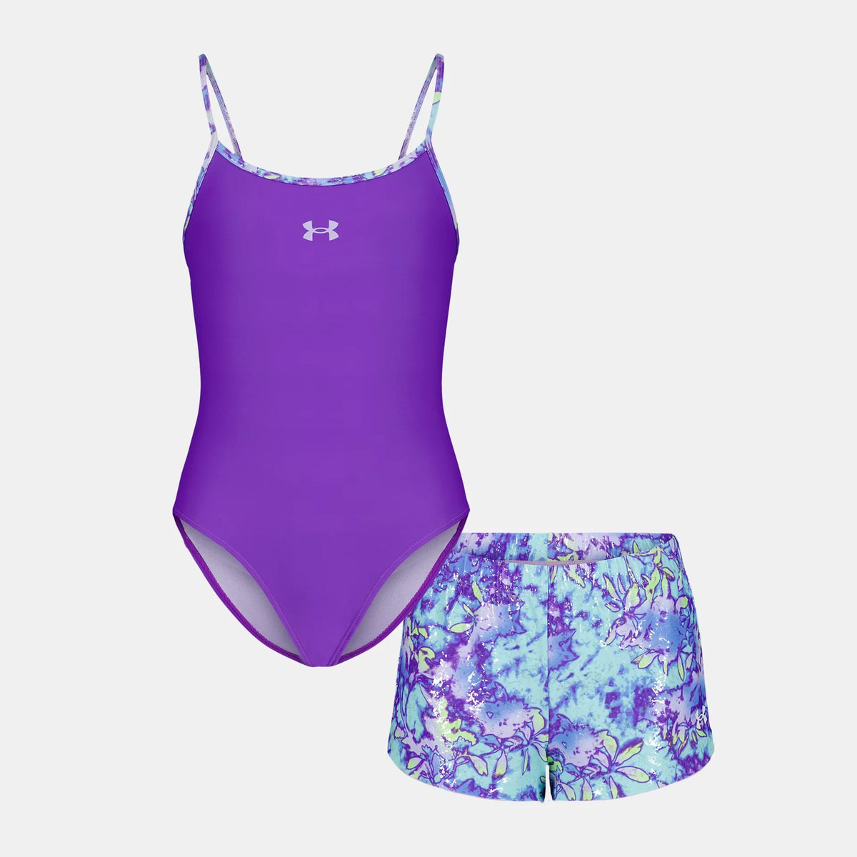 UA Floral Dye Little Girls' Set