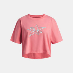 UA Logo Star Girls' Short Sleeve