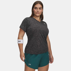 UA Tech™ Twist Women's V-Neck Short Sleeve