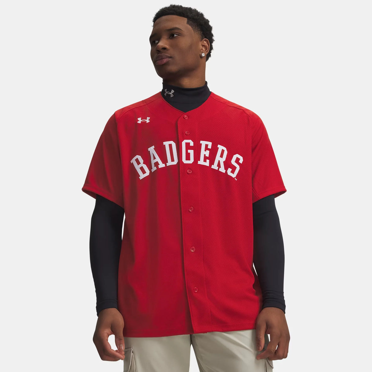 UA Wisconsin Collegiate Baseball Unisex Replica Jersey