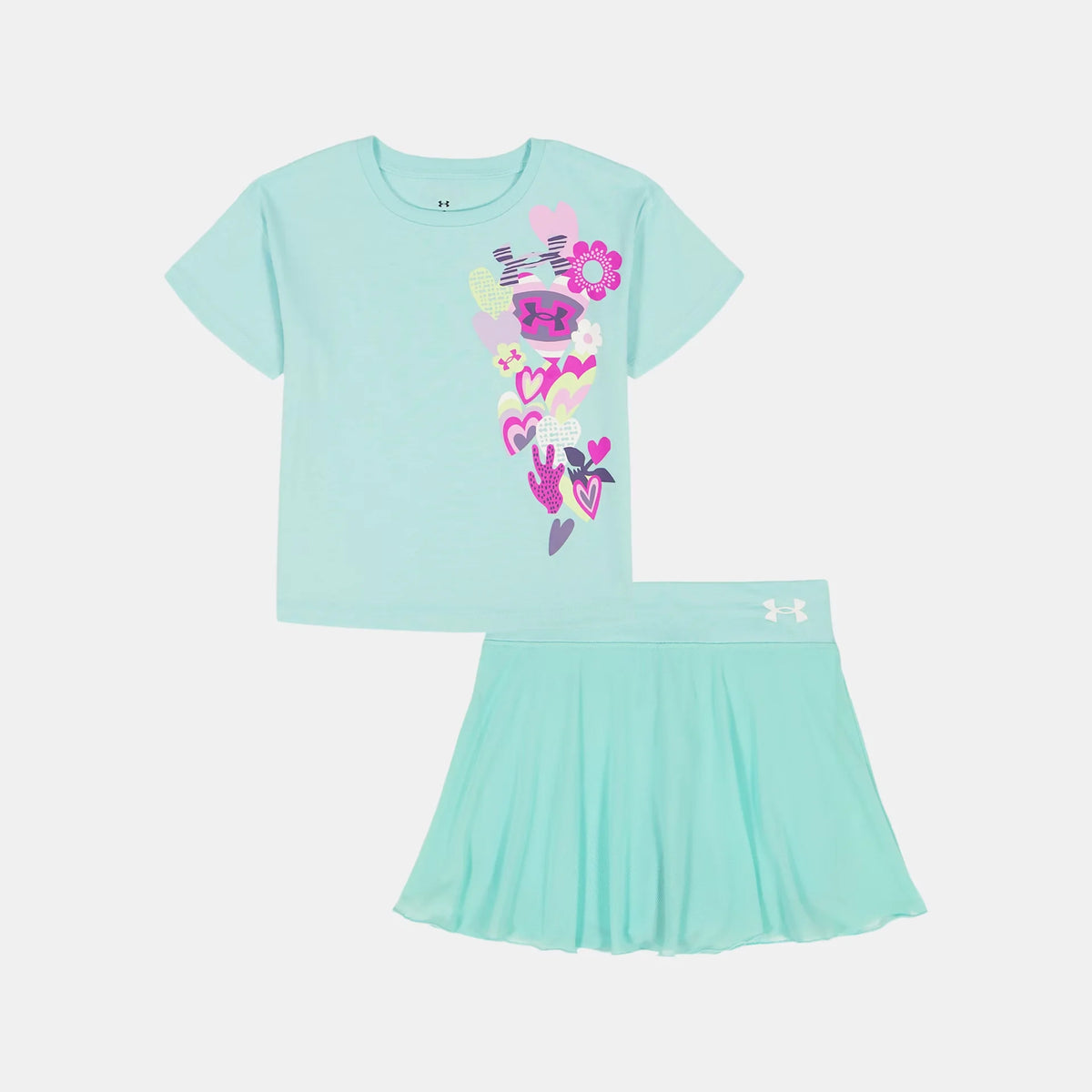 UA Stretch Mesh Little Girls' Skort Set