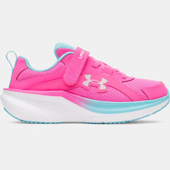 UA Charged+ Assert 11 Wide Girls' Pre-School Running Shoes