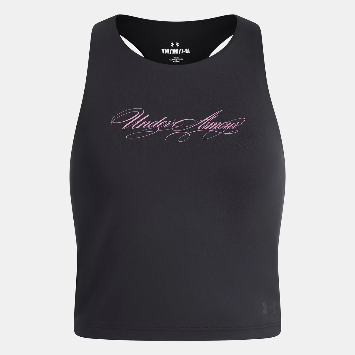UA Motion Foil Girls' Crop Tank