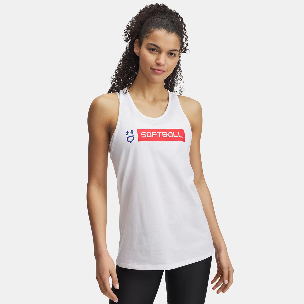 UA Softball Wordmark Bar Women's Tank